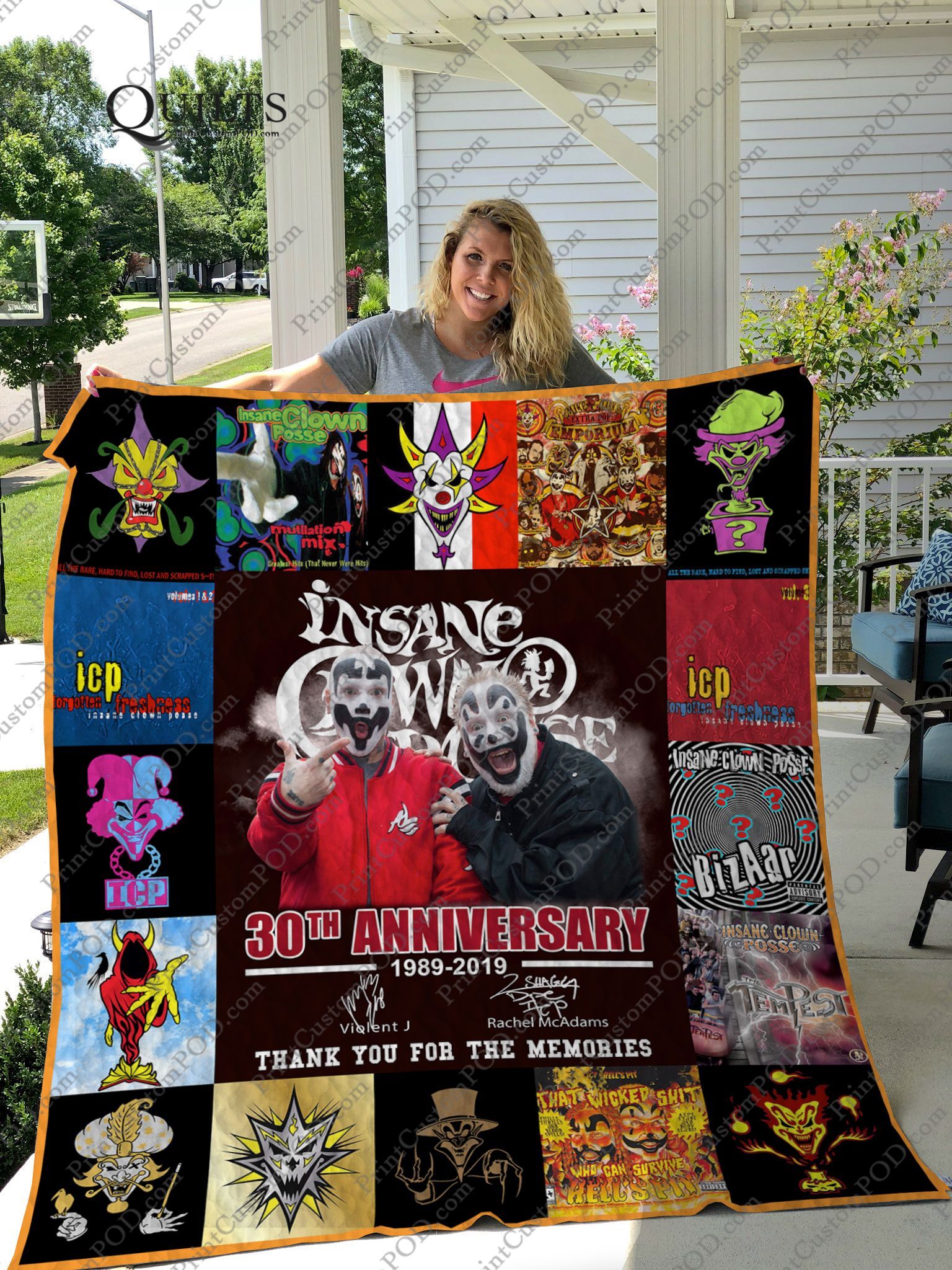 Bl 8211 Insane Clown Posse Quilt Blanket