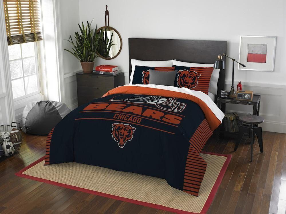 Chicago Bears Bedding Set (duvet Cover & Pillow Cases)