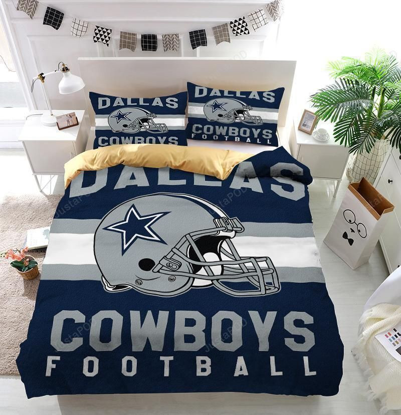 Dallas Cowboys Football Logo Duvet Cover Bedding Set