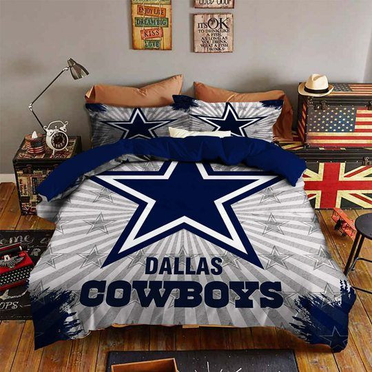 Dallas Cowboys Star Logo Bedding Set (duvet Cover & Pillow Cases)