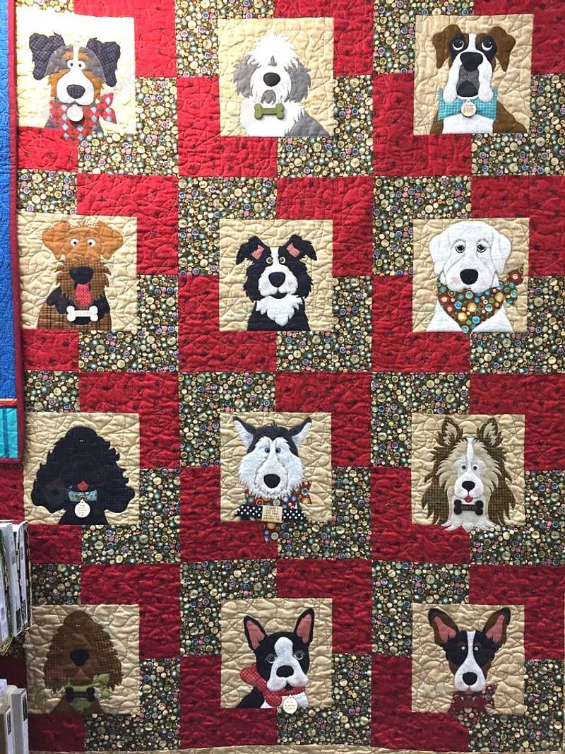 Dog Beautiful Faces Group Quilt Blanket Great Customized Blanket Gifts For Birthday Christmas Thanksgiving