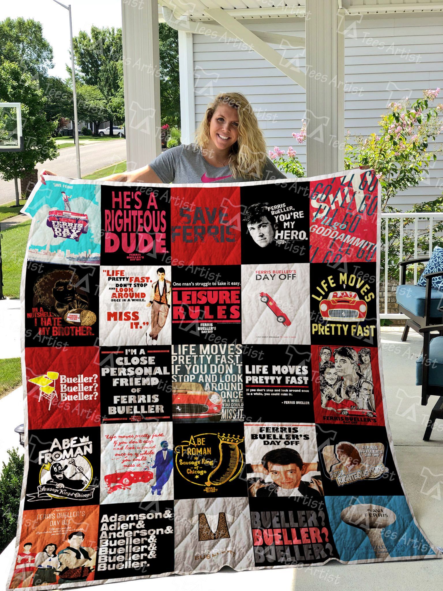 Ferris Bueller8217s Day Off Quilt Blanket 01126