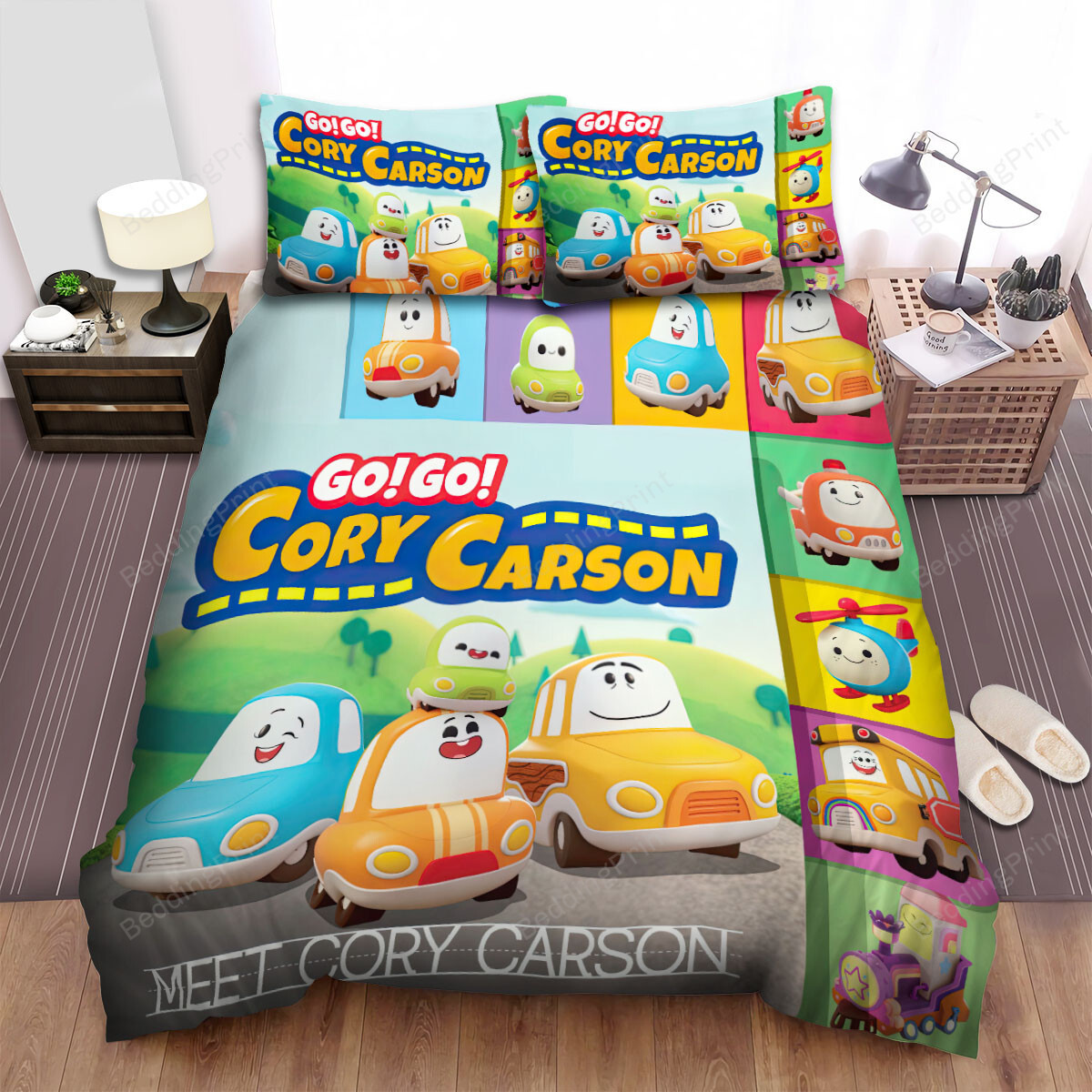 Go! Go! Cory Carson All Characters Bed Sheets Spread Duvet Cover Bedding Sets