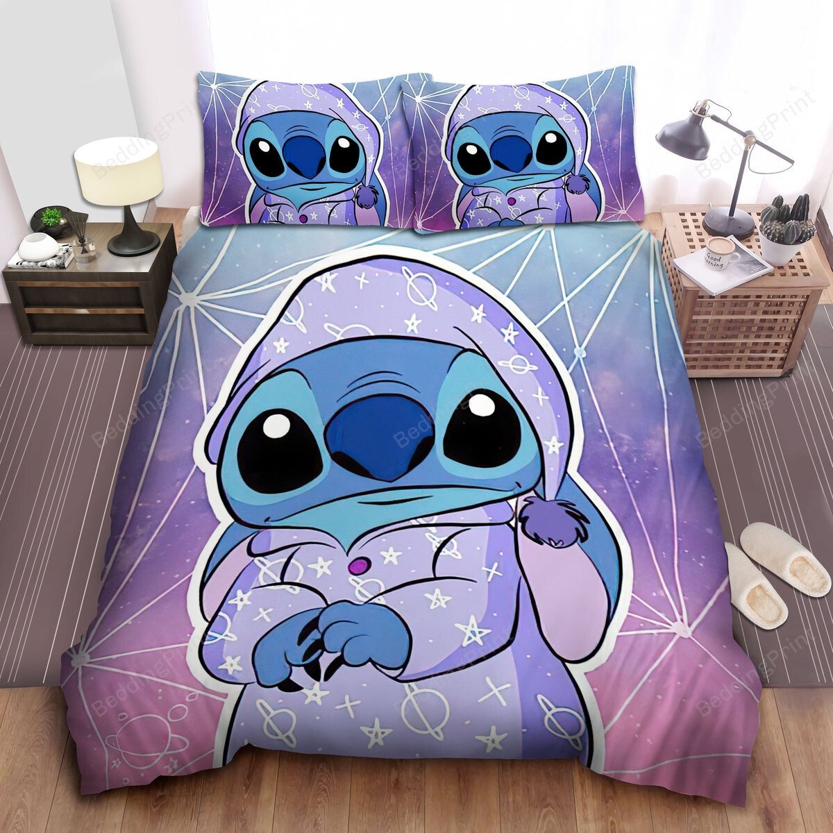 Lilo And Stitch - Stitch In Pijama Bed Sheets Spread Duvet Cover Bedding Sets