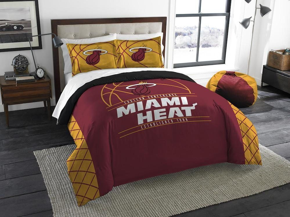 Miami Heat Bedding Set (duvet Cover & Pillow Cases)