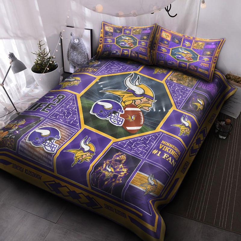 Minnesota Vikings V1 Bedding Set