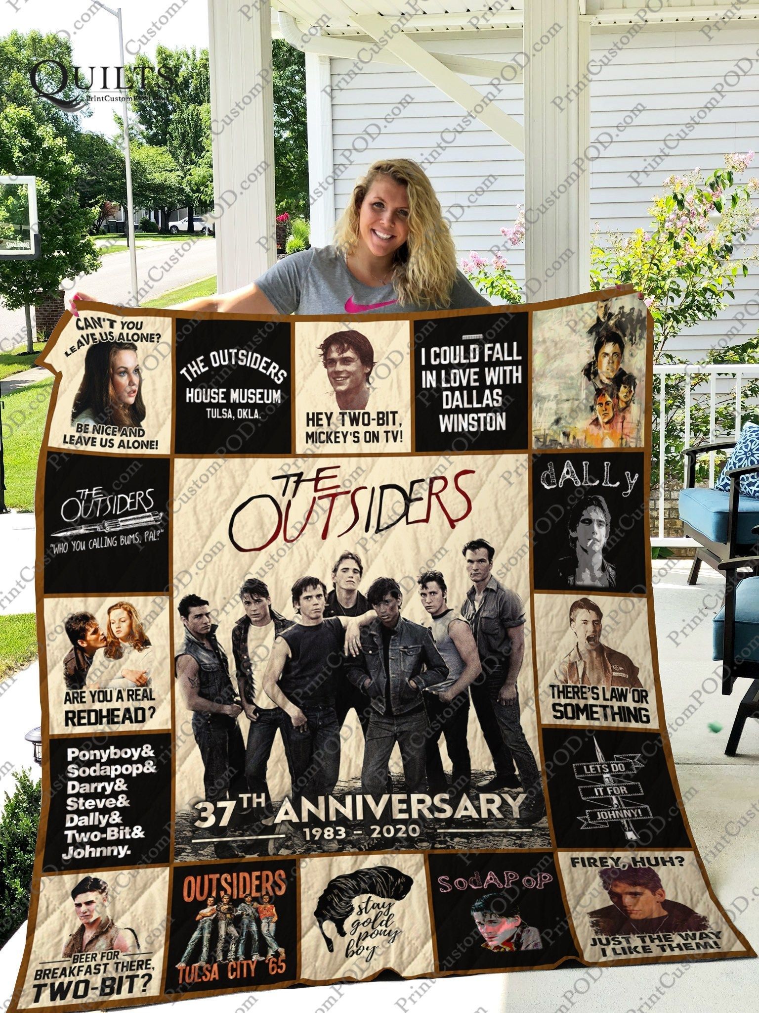 Mofi The Outsiders Quilt Blanket