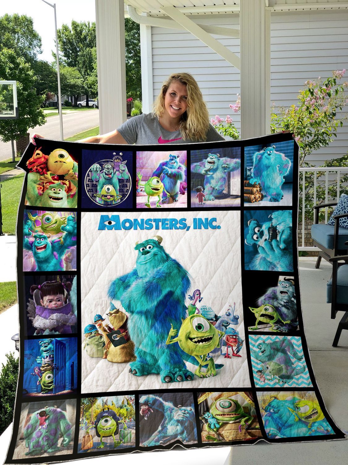 Monsters Inc Quilt Blanket