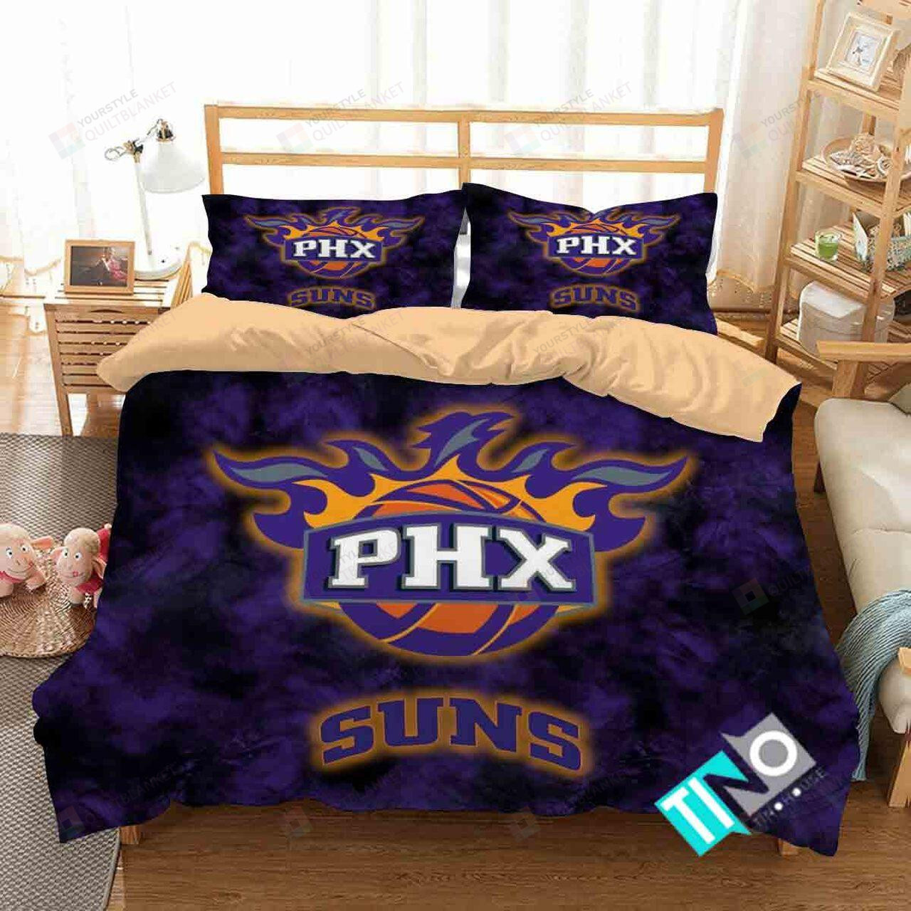 Nba Phoenix Suns 1 Logo 3d Duvet Cover Bedding Sets