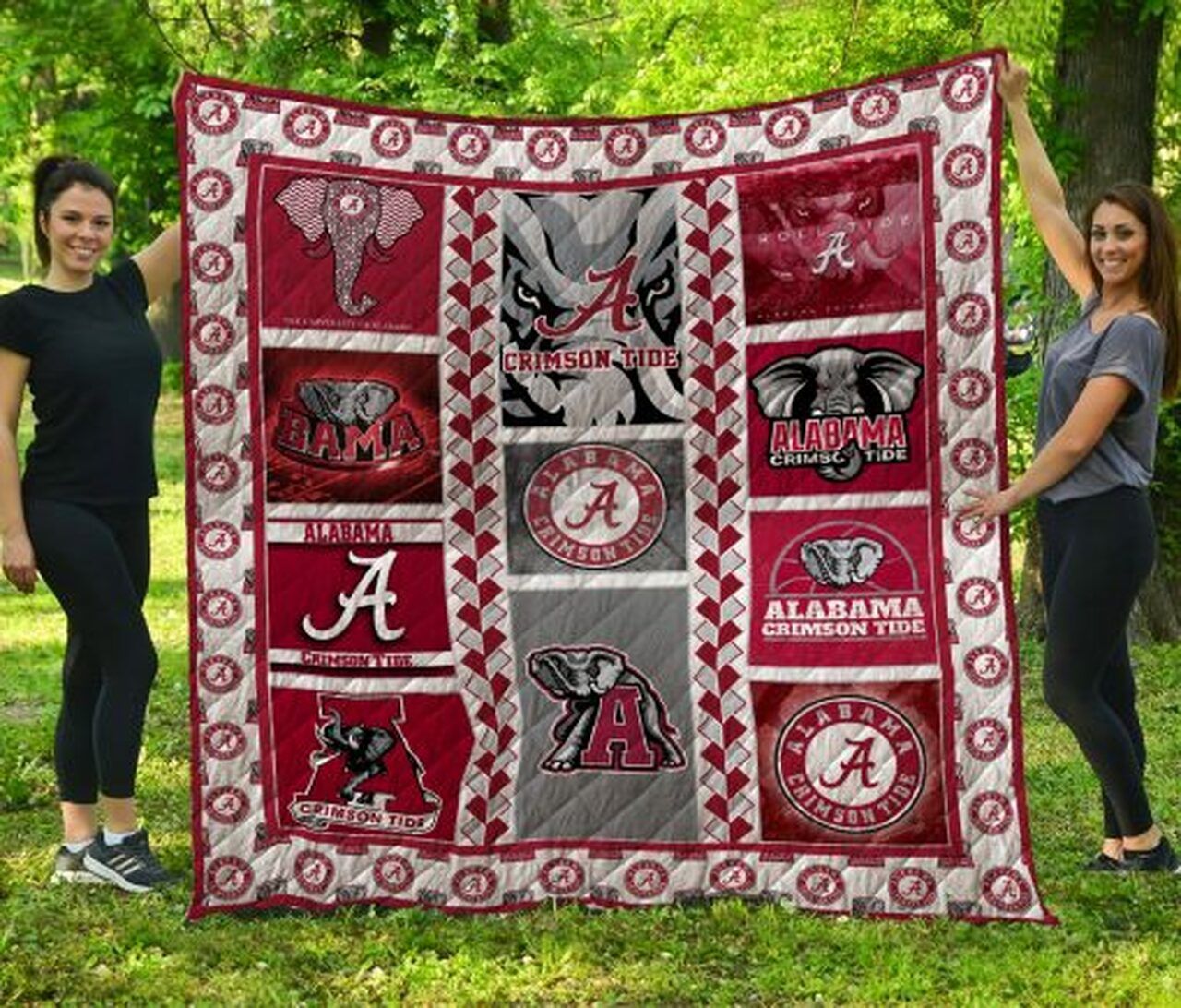 Ncaa Alabama Crimson Tide Quilt Blanket 733