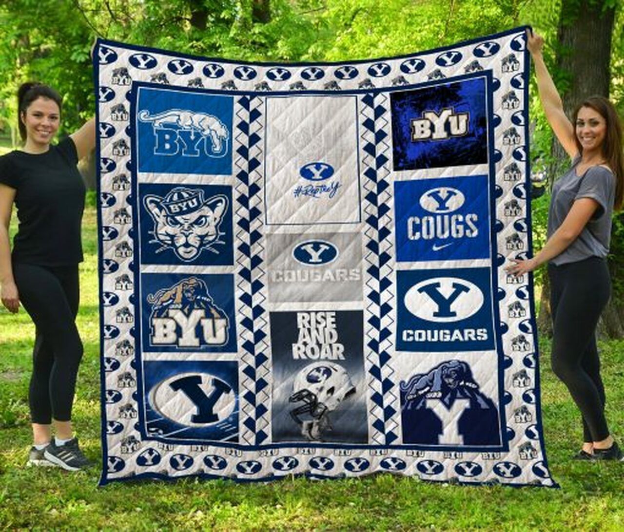Ncaa Byu Cougars Quilt Blanket 1630