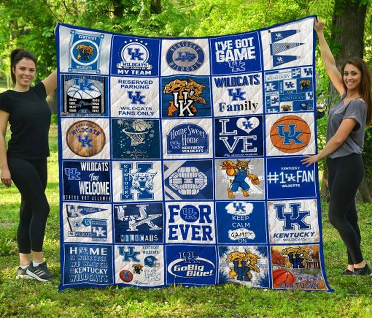 Ncaa Kentucky Wildcats Quilt Blanket 888