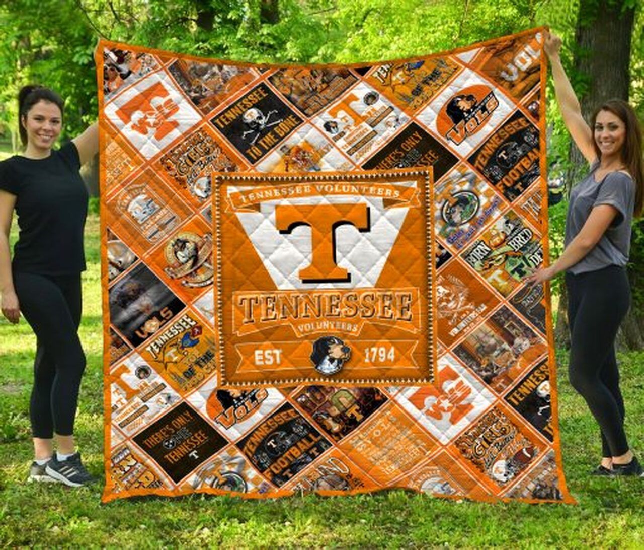 Ncaa Tennessee Volunteers Quilt Blanket 1023