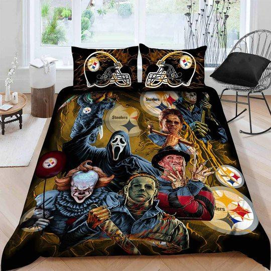 Pittsburgh Steelers B120945 Bedding Set Sleepy Halloweenand Christmas Sale