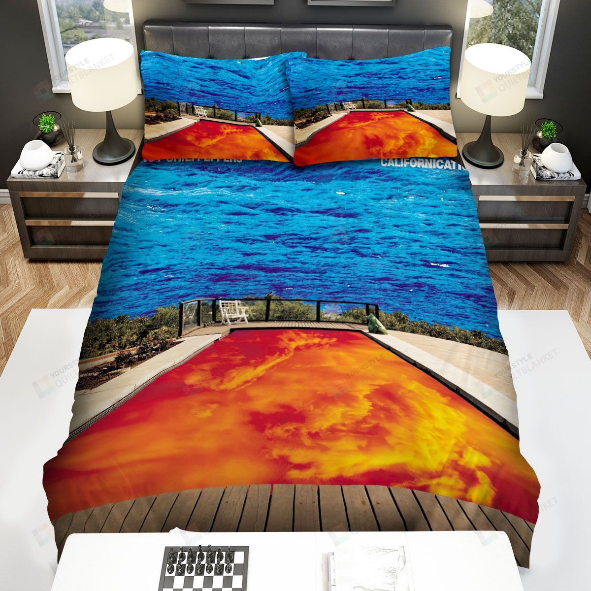 Red Hot Chili Peppers Californication Album Cover Bed Sheets Spread Comforter Duvet Cover Bedding Sets