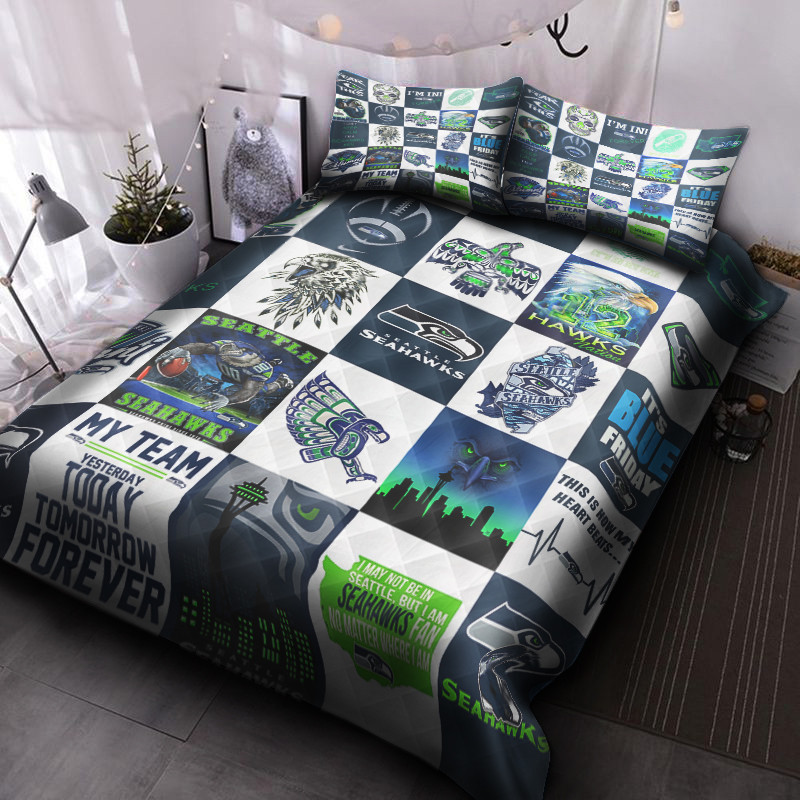 Seattle Seahawks V1 Bedding Set