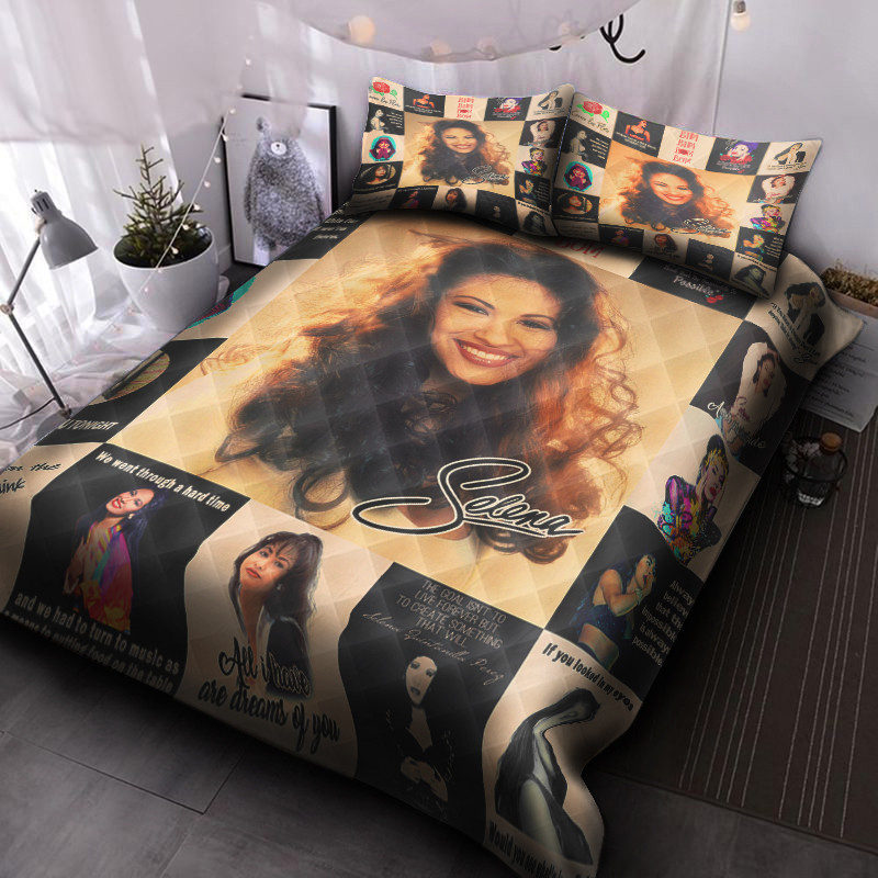 Selena Quintanilla V2 Quilt Bed Set