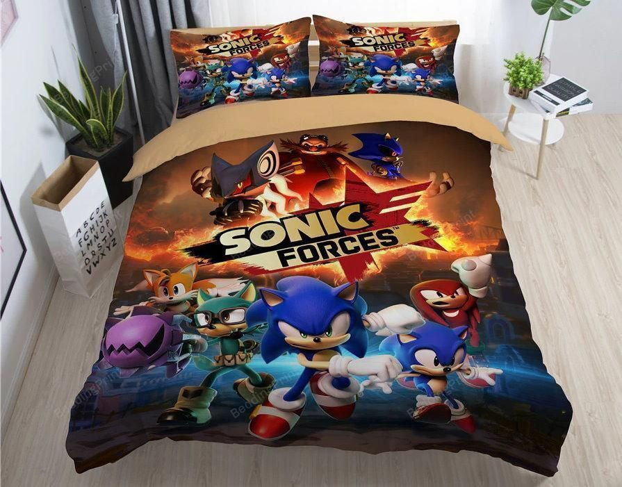 Sonic Hedgehog Bedding Set (duvet Cover & Pillow Cases)
