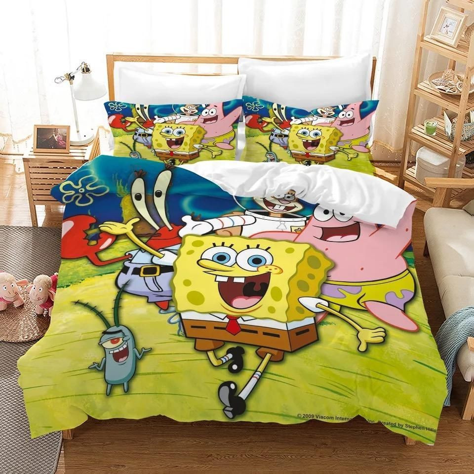 Spongebob Squarepants Duvet Cover Bedding Set