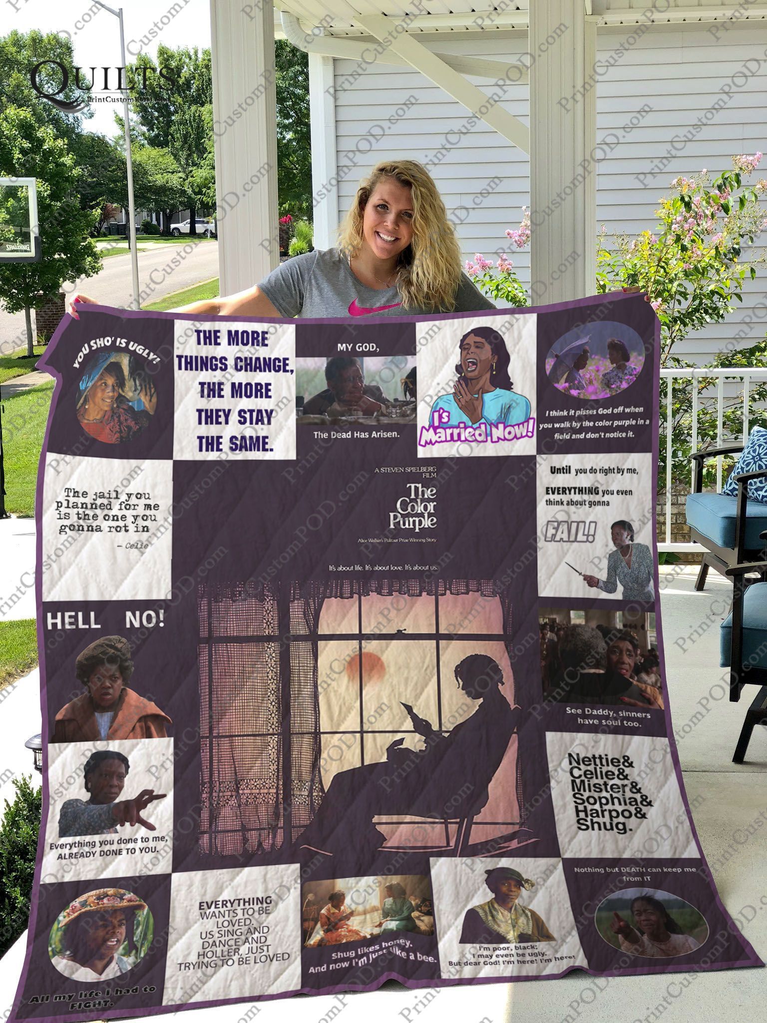 The Color Purple Quilt Blanket For Fans Ver 17