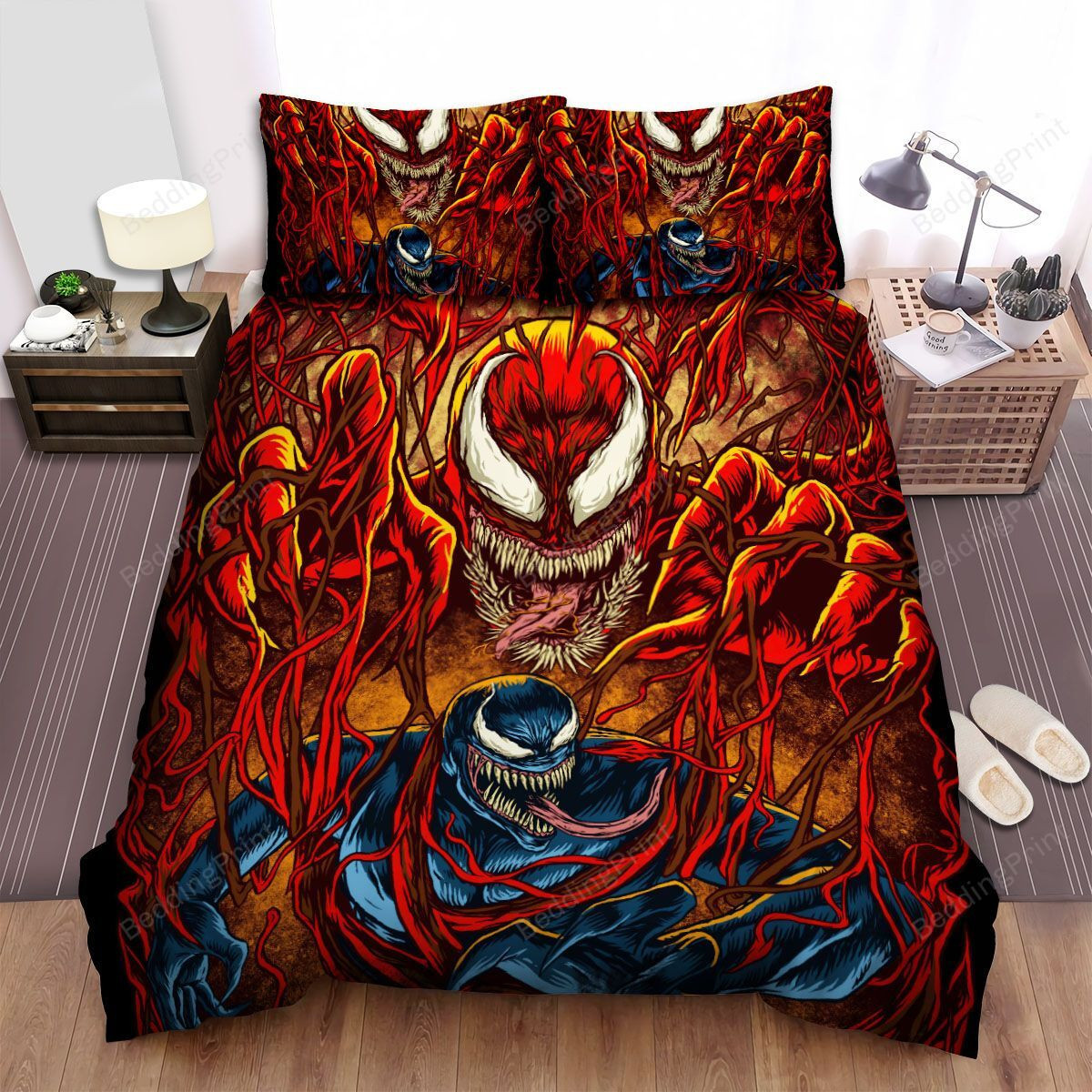 Venom: Let There Be Carnage Movie Art Poster Bed Sheets Duvet Cover Bedding Sets