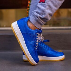 Air Force 1 x Clot Blue Silk