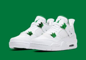 Air Jordan 4 Retro Metallic Green