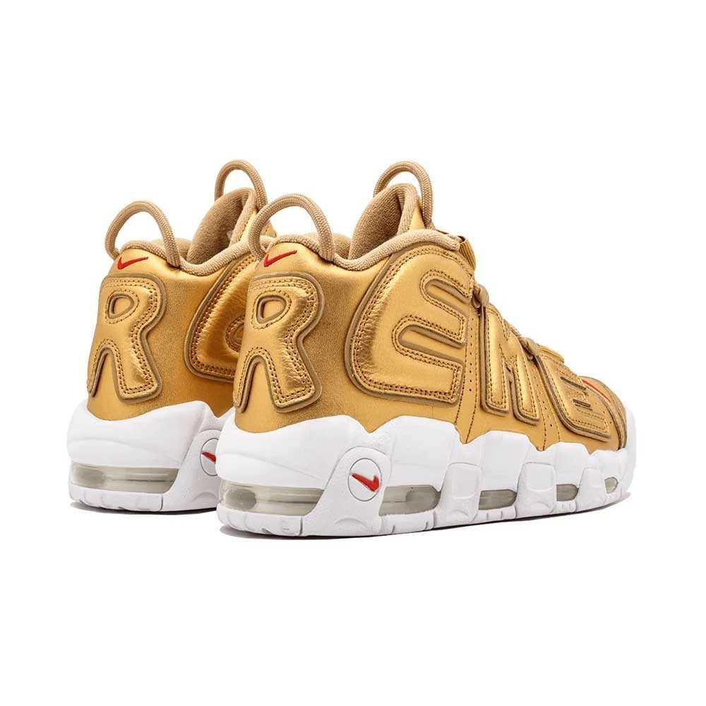 Air More Uptempo x Supreme Metallic Gold