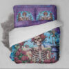 3d The Grateful Dead Flower Skeleton Skull Bed Sheets Duvet Cover Bedding Sets