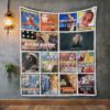 Aaron Carter Album Covers Quilt Blanket