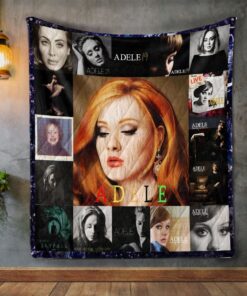 Adele Album Covers Quilt Blanket
