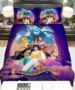 Aladdin And The Magic Lamp Characters Bed Sheets Duvet Cover Bedding Sets