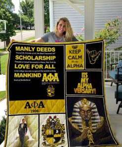 Alpha Phi Alpha Quilt Blanket 01