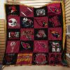 Arizona Cardinals Quilt Blanket Fan Made