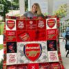 Arsenal Fc Quilt Blanket