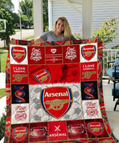Arsenal Fc Quilt Blanket