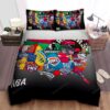 Basketball Logo Basketball Bed Sheets Spread Duvet Cover Bedding Sets