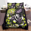 Beetlejuice & Lydia With Sandworm Bed Sheets Duvet Cover Bedding Sets