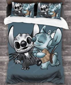 Bl- Stitch And Angel Nightmare Before Xmas Bedding Set