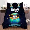 Bluey Bingo Sleepytime Bed Sheets Spread Duvet Cover Bedding Sets