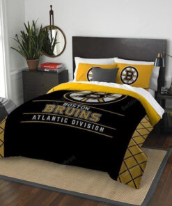 Boston Bruins Bedding Set (duvet Cover & Pillow Cases)