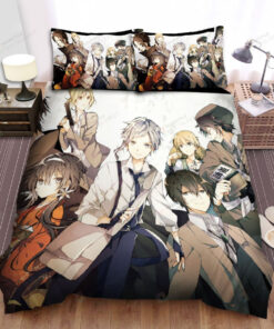 Bungou Stray Dogs Detective Manga Anime Bed Sheets Spread Comforter Duvet Cover Bedding Sets