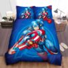 Captain America Comic Bed Sheets Duvet Cover Bedding Sets