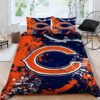 Chicago Bears Logo 3d Duvet Cover Bedding Set
