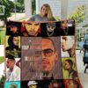 Chris Brown Quilt Blanket 01