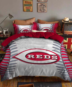 Cincinnati Reds Bedding Set Sleepy Duvet Cover Pillow Cases