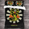 Cobra Kai Duvet Cover Set Cobra Kai Bedding Set Cobra Kai Logo Inspired Bedding Set Karate Kid Dojo Bedding Cobra Kai Fan Gift Hc Cb66