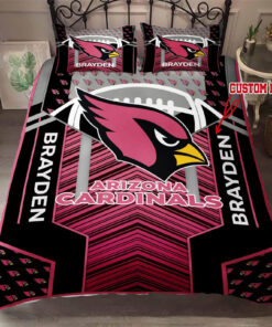 Custom Name Arizona Cardinals Bedding Set Custom Name Arizona Cardinals Duvet Covers Custom Name Arizona Cardinals Nfl Fan Bedding Tdv27