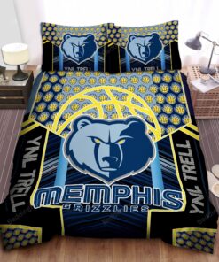 Custom Name Memphis Grizzlies Bedding Set