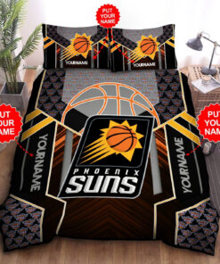 Custom Name Phoenix Suns Bedding Set Custom Name Phoenix Suns Duvet Cover Custom Name Phoenix Suns Comforter Sets Phoenix Suns Nba Tdv013